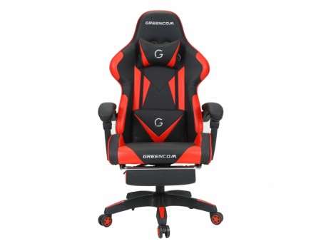 GUNGNIR Crimson Red Gamingstol G-Hybrid Leather