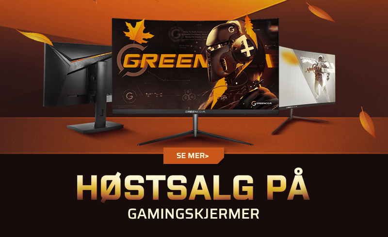 Greencom gamingskjermer