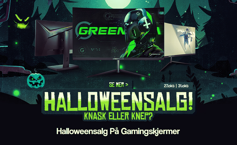 Greencom gamingskjermer